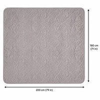 Colchón Térmico de Poliéster No Tejido de 200x180cm, Calentamiento Rápido y Silencioso para Cama, OEM/ODM