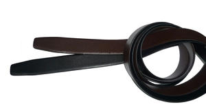 Los hombres los cinturones reversibles 100% de cuero genuino 35 mm giratoria elegante hebilla color marrón negro todos tamaños disponibles - Product Image 6