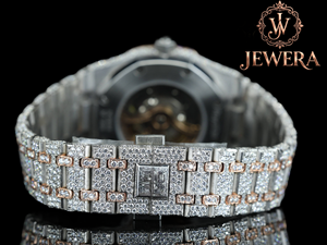 Reloj de Diamantes Moissanite Estilo Hip Hop con Personalización OEM ODM para Distribuidores e Importadores Globales Disponible para la Venta - Product Image 4