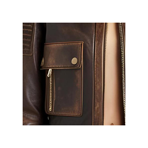 Veste en cuir de luxe pour femmes avec cuir véritable lisse et design intemporel ODM - Product Image 4