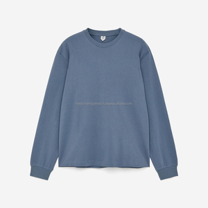 Logotipo personalizable 100% algodón Camiseta extragrande para hombre Alta calidad 280 gramos Método de impresión digital - Product Image 3