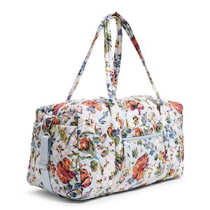Quilted Paisley Print Luxury Sport Duffel Bag Large Capacity Zipper Closure Travel Weekender Polyester <b>Lining</b> - Product Image 4