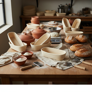 Panier à pain naturel fait à la main Fournisseur Bol à levain en rotin durable léger et écologique Vietnam - Product Image 2