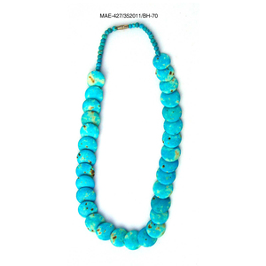 Bijoux unisexes de style tendance en perles d'os indiennes faites à la main, en forme de cœur, en pierre naturelle, pour mariage, fête, hindouisme - Product Image 1