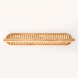 Porta toallas y anillos para toallas de ratán ecológico, accesorio de baño de buena calidad. - Product Image 3