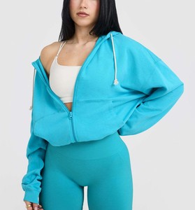 Sudadera con Capucha de Invierno para Mujer, Diseño Moderno, Hombros Caídos, Manga Larga, Calidad Superior, Talla Grande - Product Image 4