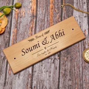 Walnut Wood Custom Bar Sign 3D Carved Logo - Wholesale Personalized Wooden Signs India - Product Image 6