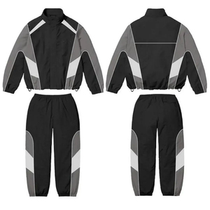 Unisex Sublimated Windbreaker Sets Casual Summer Waterproof Breathable Affordable Nylon <b>Tracksuits</b> - Product Image 1