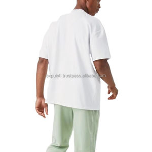 Camiseta de Hombre al por Mayor, Talla Grande, Lisa, con Logotipo Personalizado, Ecológica, Transpirable, 220g, Alta Calidad, Estilo Urbano - Product Image 5