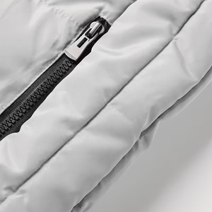 High Quality Nylon/Polyester Men's Puffer Vests Stand Collar Zipper Closure Windproof Casual Outerwear Regular Length Down <b>Gilet</b> - Product Image 6