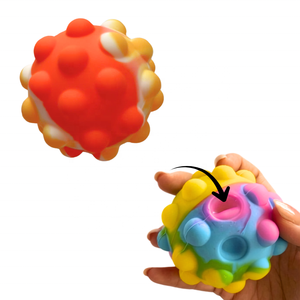 Balle sensorielle anti-stress en silicone Pop Bubble Fidget avec taille et couleur personnalisables pour les enfants de 5 à 7 ans et les adultes - Product Image 4