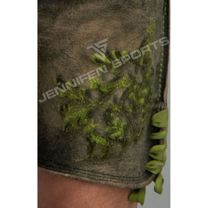 Pantalones Cortos de Cuero de Gamuza para Hombre, Estilo Bávaro, Diseño Sólido, Disfraz Alemán, Diseño de Logotipo Personalizado, Proveedor Mayorista - Product Image 5