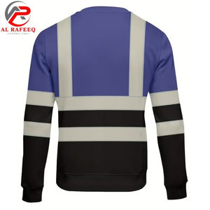 Sweat-shirt de travail à prix abordable pour hommes, col rond, haute visibilité, réfléchissant, en polaire, pour l'hiver, modèle vierge pour femmes, vente en gros 2026 - Product Image 3