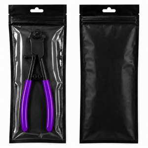 Alicates de acero con mango morado para joyería, herramienta para doblar anillos, equipo para engastar joyas - Product Image 6