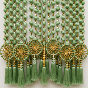 Trendy Wedding Decor Colorful Velvet <b>Ball</b> Tassel Garland Pompom Bell <b>Strings</b> Festive Wedding Housewarming Stage Backdrop Decor - Product Image 5