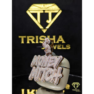 จี้ห้อยคอพรีเมียมระดับไฮเอนด์ "MONEY MITOH" เงินแท้ 925 ประดับเพชรโมอิสซาไนต์ VVS โดย Trisha Jewels - Product Image 3