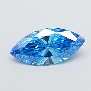 Diamante de corte marquesa cultivado en laboratorio, diamante azul de fantasía, piedra suelta para la fabricación de joyas - Product Image 1