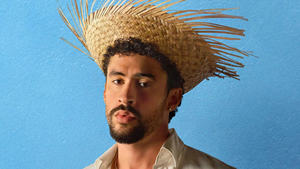 Wholesale <b>Straw</b> <b>Hat</b> Pava Puerto Rican Bad Bunny <b>Straw</b> <b>Hat</b> Natural Color for <b>Summer</b> Hawaiian Costume Beachcomber <b>Hat</b> Cheap Price - Product Image 4