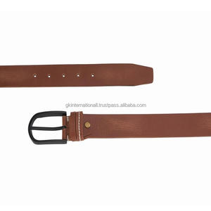 Cinturón informal de cuero fino para hombre de alta calidad al por mayor en todos los tamaños y colores personalizados Cinturones de cuero casual de negocios de grano completo - Product Image 4