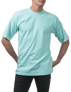 เสื้อยืดผู้ชายผ้าไผ่เนื้อนุ่ม ระบายอากาศดี คอกลม แขนสั้น สีพื้น เสื้อยืดคอกลมแขนสั้นสำหรับผู้ชาย - Product Image 2