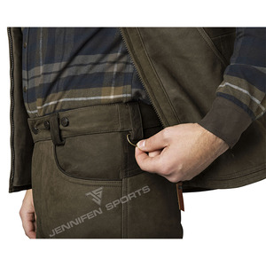Quick Dry Waterproof Genuine Leather Zipper Fly Cotton Lining Harkila Tactical Pants Winter Summer Outdoor Hiking Hunting - Product Image 4
