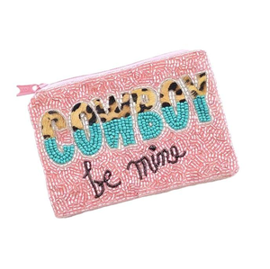 Beaded Classic Coin Pouch & Purse Wallet with Embroidery Customized Design Mixed Colors for Women-Trendy Daily Use - Product Image 1