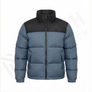 Doudoune unisexe de haute qualité pour l'hiver Conception de broderie personnalisée Bas prix Plume de duvet de canard pour hommes - Product Image 2