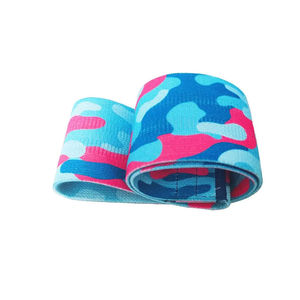 Adjustable Non-Slip Comfortable Breathable Neoprene Hip Circle Resistance <b>Band</b> <b>Exercise</b> Stretch Customized Printed Gym Fitness - Product Image 5