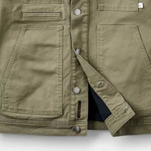 Winter Waterproof <b>Canvas</b> Thick Windbreaker <b>Jacket</b> For Men Latest Fashionable Stylish Men's <b>Canvas</b> <b>Jacket</b> - Product Image 6