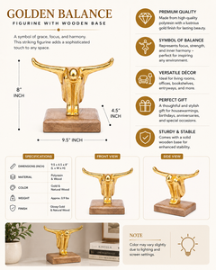 Sculpture moderne abstraite d'un homme assis en polyrésine dorée, figurine humaine décorative, statue de table - Product Image 5