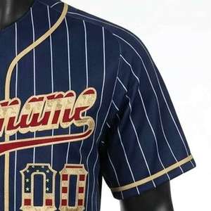 Nueva Camiseta de Béisbol a Precio Razonable, Camiseta de Béisbol de la Mejor Calidad Hecha en Pakistán para Venta en Línea, Servicio OEM ODM Personalizado - Product Image 5