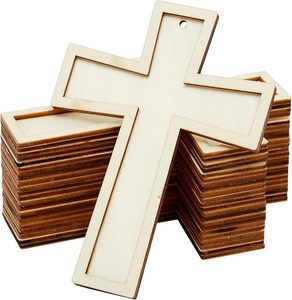 Croix en bois poli de qualité supérieure, faite à la main, antique, religieuse, à suspendre au mur pour la décoration de la maison et l'usage spirituel - Product Image 1