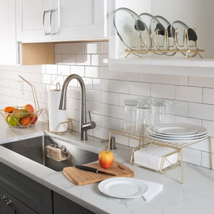 Geometric <b>Gold</b> Metal Fruit <b>Basket</b> For Modern Home Decor Kitchen Countertop Organization Restaurant And Cafe Display From India - Product Image 3