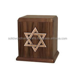 Nouveau design d'urnes de crémation en bois pour adultes urnes funéraires urnes funéraires taille personnalisée fournitures funéraires - Product Image 2