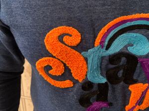 เสื้อสเวตเตอร์แขนยาวคอตตอนเทอร์รี่ขนาดใหญ่,เสื้อสเวตเชิ้ตปักลายผ้าขนหนูทันสมัยพิมพ์โลโก้ได้ตามต้องการ - Product Image 6