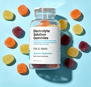 Electrolyte Solution Gummies Sports Hydration Electrolyte Supplement Portable <b>Sweet</b> Taste Cube Shape Sachet <b>Packaging</b> Energy - Product Image 1