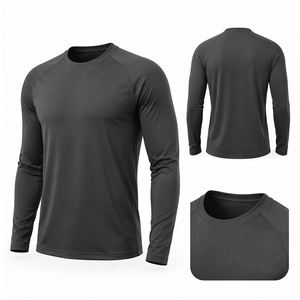 Diseña Tu Propio Rashguard Personalizado con Cuello Redondo y Logotipo Personalizado para MMA, BJJ, Surf, Manga Larga para Hombre - Product Image 4