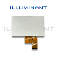 Module d'affichage LCD IPS 5 pouces 800x480, structure COG, interface FPC, interface RGB, ILI6122/ILI5960, 500 nits, LED à 12 heures