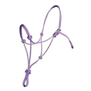High Quality Horse Rope halter Headcollar Black Color Rope Halters Excellent Material Customize Logo OEM Supplier - Product Image 5