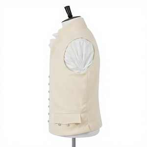 Chaleco de Trabajo Formal de Invierno Personalizado para Hombre, Chaleco sin Mangas con Múltiples Bolsillos, Reversible, Impermeable, de Lana/Poliéster, Tejido Resistente - Product Image 3
