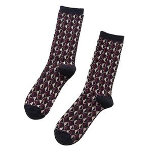 Orange Crew Thin Compression <b>Socks</b> Custom Logo Cuff Color Block Breathable Knitted Polyester/Nylon Athletic Adults Summer - Product Image 3