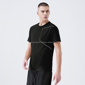 Camiseta de Algodón para Hombre, Ligera, 180 GSM, Suave, Cómoda, Transpirable, Elegante, Informal, para Uso Diario, Verano, OEM, Venta al Por Mayor - Product Image 6