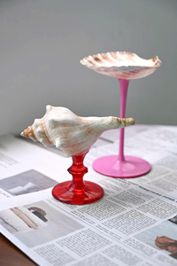 Verres à vin en coquillage naturel personnalisables – Tasses uniques en forme de conque – Verres à martini en coquille – Cadeau de mariage sur la plage – Décoration exquise - Product Image 6