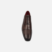 Chaussures habillées à lacets pour hommes, en cuir pleine fleur, semelle intermédiaire en EVA, bout fermé, antidérapantes, anti-odeur, pour le bureau et la carrière, respirantes