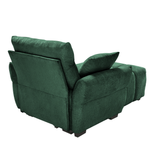 Poltrona Ergonomica Moderna Singola per Soggiorno con Cuscini ad Alta Resilienza, Facile Montaggio, Divano Ottomano - Product Image 5