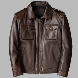 Vestes d'hiver en cuir personnalisées OEM, style letterman, brodées, pour hommes, en vente à prix de gros. - Product Image 3