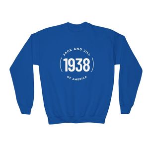 เสื้อสเวตเชิ้ตเด็กแบบกำหนดเอง แจ็คแอนด์จิล ผ้าฟลีซนุ่ม แขนยาว คอกลม พิมพ์ลาย เสื้อพูลโอเวอร์ลำลองสำหรับเด็ก แฟชั่นขายส่ง - Product Image 1