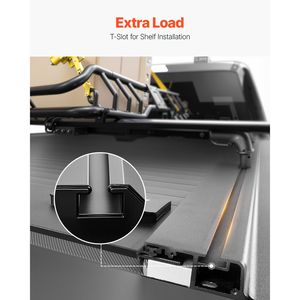 Copertura Rigida Retrattile per Cassone 5.7 ft con Tubo di Drenaggio Integrato per Dodge Ram 1500 Crew 2009-2024 e F-150 - Product Image 6