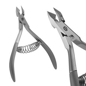 STAHLMANN PRO. Customized Professional Stainless Steel Dull Finish Sharp Blade Wide Jaw Opening Cuticle Nipper Washable Nail - Product Image 2