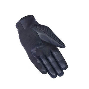 All Season Leather Sports Motorcycle Gloves Water Resistant Breathable Touchscreen Compatible Anti Slip Grip Shockproof Palm - Product Image 4